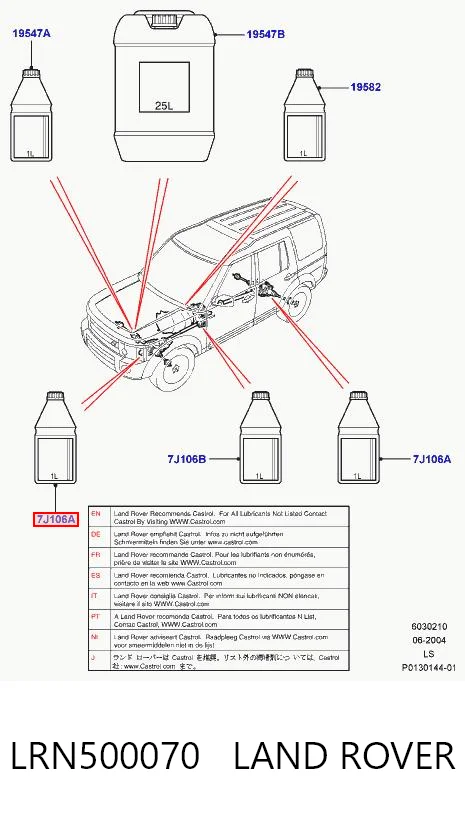 Масло трансмісії Britpart LR019727 ціна, від 80.70 USD