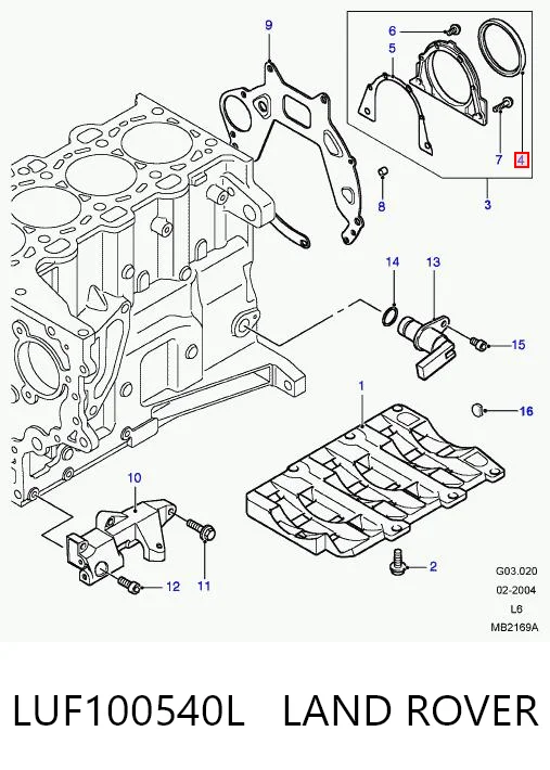 Сальник колінвала двигуна, задній AND 30103186 ціна, від 7.61 USD