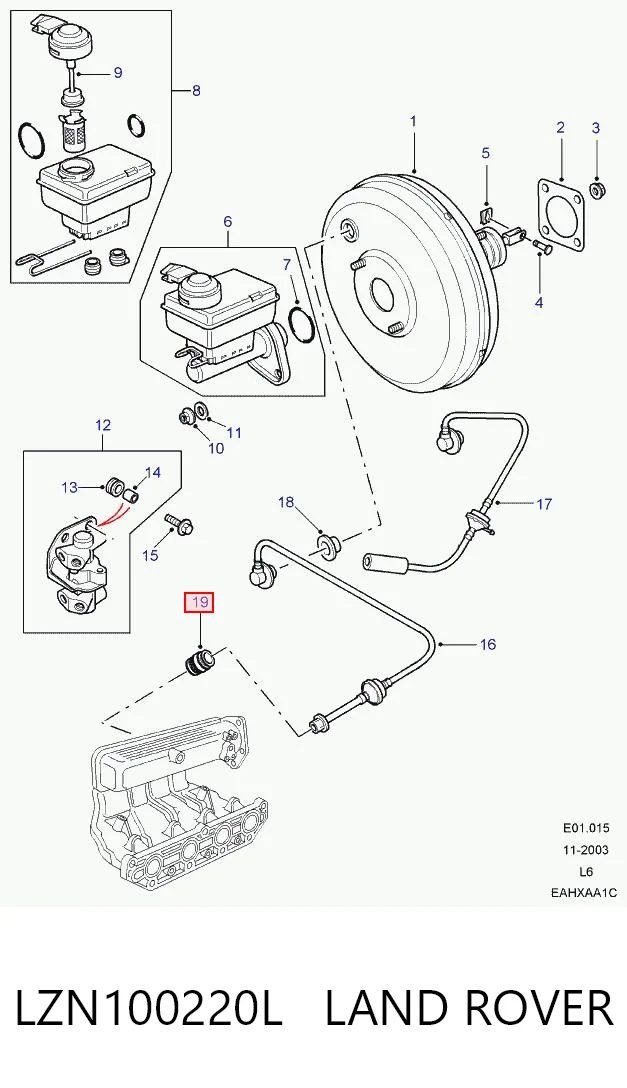 LZN100220L Land Rover 