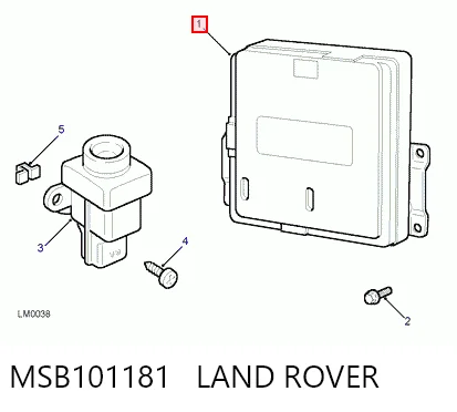 Блок електронного управління на Land Rover Discovery II LJ ,LT
