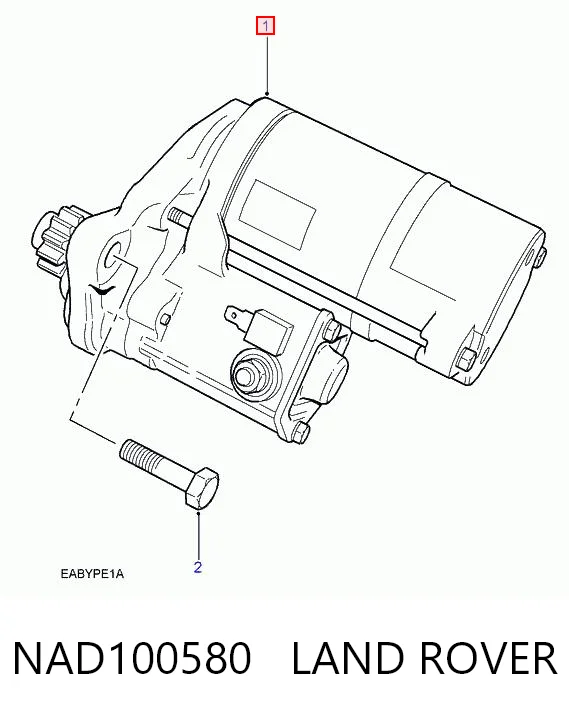  Стартер Land Rover Freelander 1