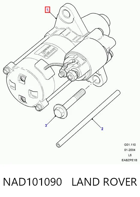 Стартер NAD101420 Britpart