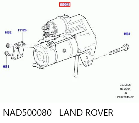  Стартер Land Rover Discovery 4