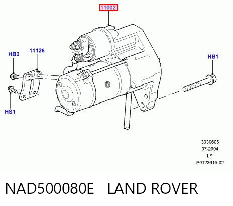 Стартер автомобільний Land Rover Discovery IV
