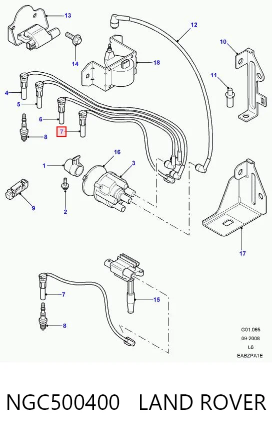 Купити NGC500370 Britpart Провід високовольтні, комплект