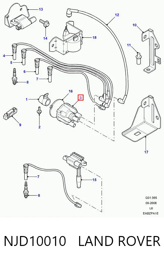 Трамблер Rover 400 