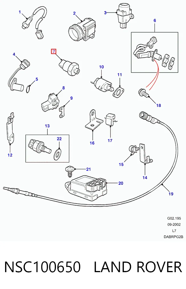 NSC100650G Britpart Датчик детонації