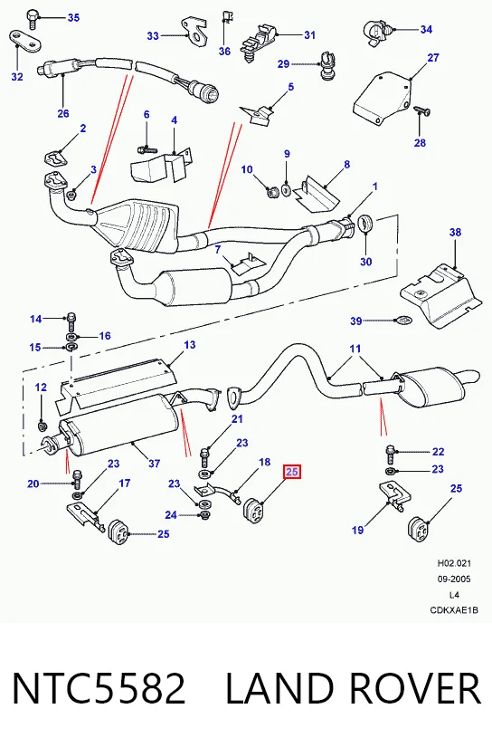 Подушка глушника 3293876 Volvo