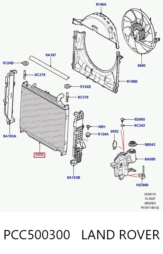 Купити 4334081 Polcar Радіатор двигуна