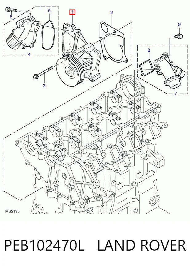 Помпа охолодження Magneti Marelli 82040 ціна, від 42.73 USD