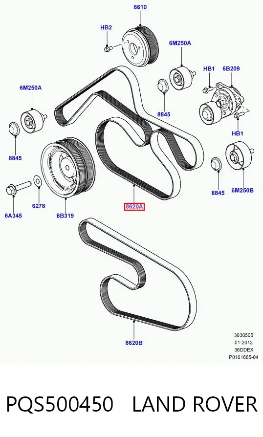 Ремінь генератора A9369931996 Mercedes