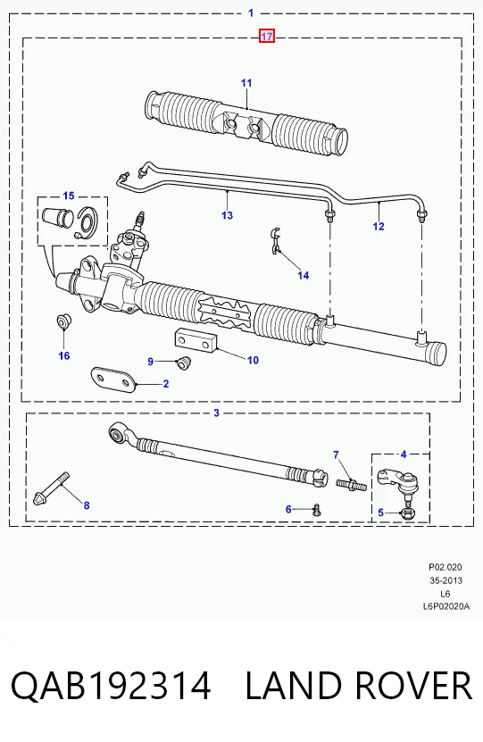  Рульова рейка Land Rover Freelander 1