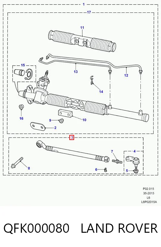 Тяга рульова в зборі, ліва Lemforder 44865 ціна, від 49.47 USD