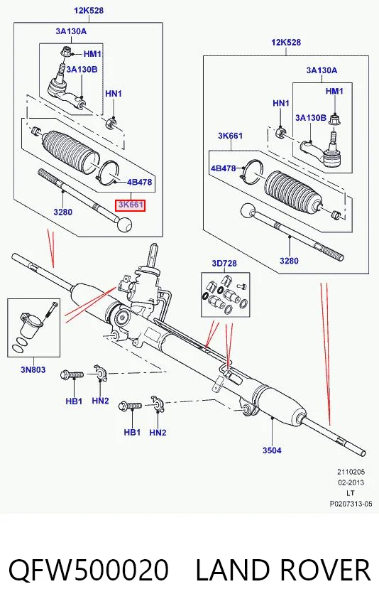 Пильник рульової тяги Britpart QFW500020 ціна, від 9.03 USD