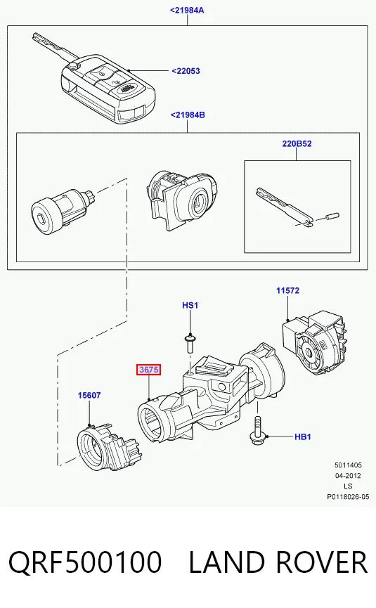 Купити Замок запалювання Land Rover Range Rover SPORT I L320