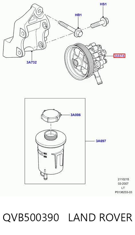 Насос ГУР STLR006329 SAT