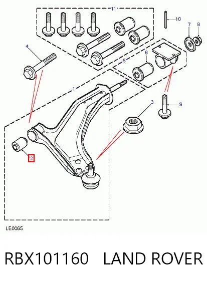 Купити Сайлентблок переднього важеля Land Rover Freelander I L314