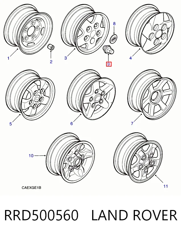 RRD500560 Land Rover 