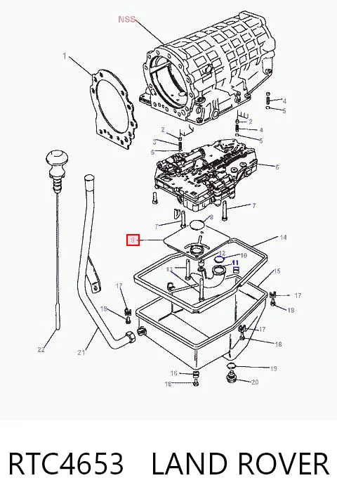 RTC4653 Land Rover Масло в коробку автомат