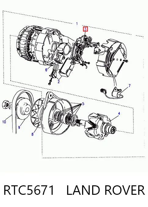 Купити 6156188 Ford Діодний міст