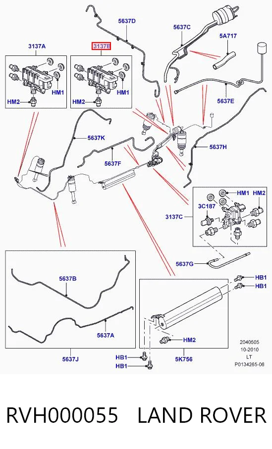 Блок клапанів регульованої підвіски, задній AND 30616045 ціна, від 50.73 USD
