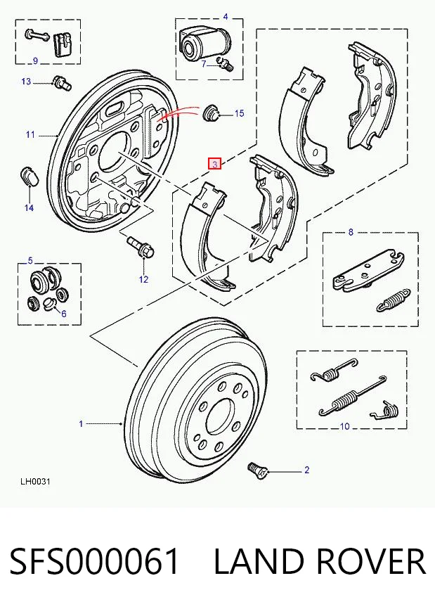 Купити S721066 Polcar Колодки гальмові задні, барабанні