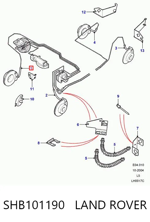 Гальмівні шланги передні 1650843580 Peugeot/Citroen