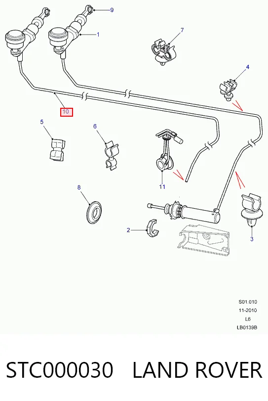 ГЦЗ Britpart STC000030 ціна, від 128.89 USD