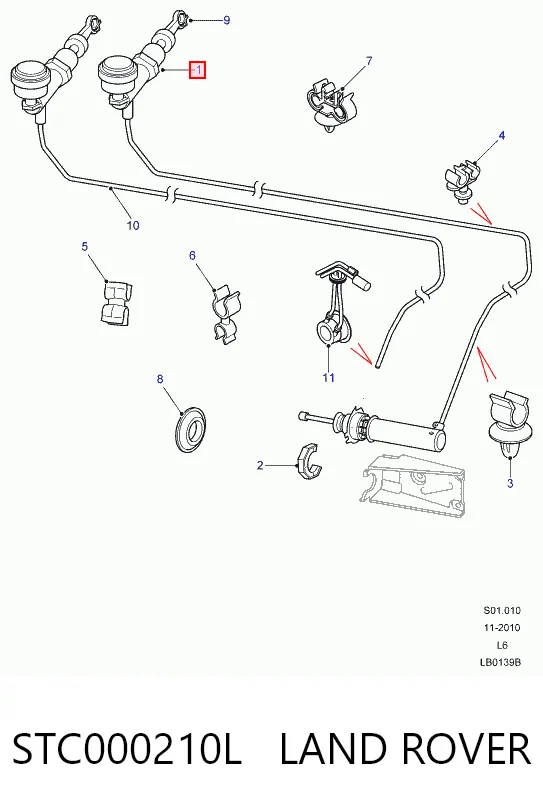 30721010 AND Циліндр зчеплення робочий