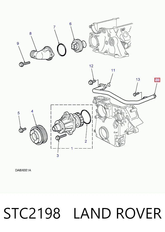 Насос охолодження на BMW 5  E34