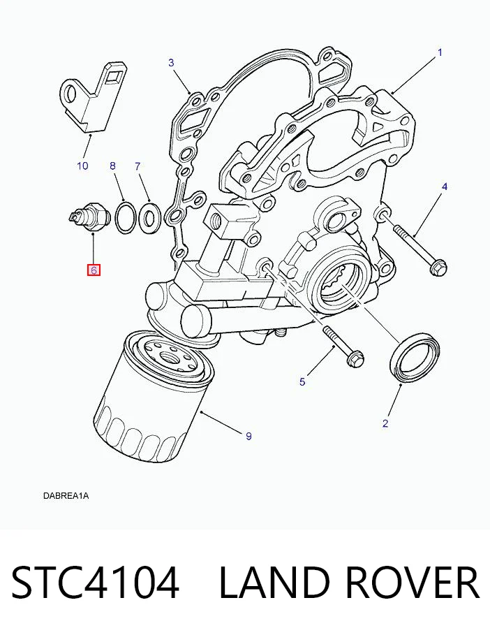 STC4104 Land Rover Датчик показника тиску масла