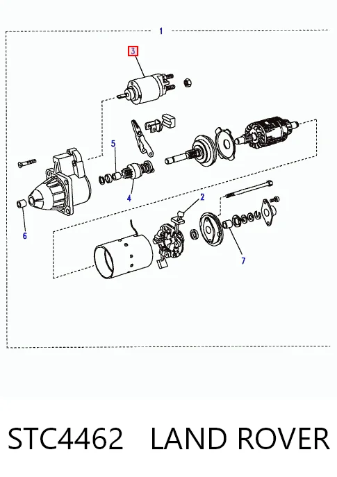 Купити STC4462 Rover Втягуюче реле стартера