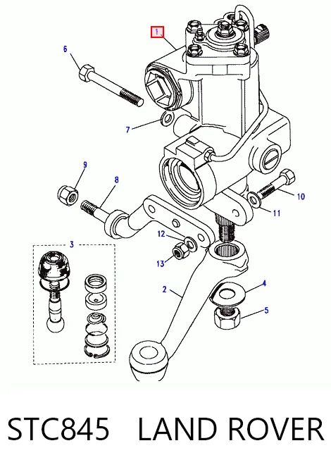  Рульова рейка Land Rover Discovery 2