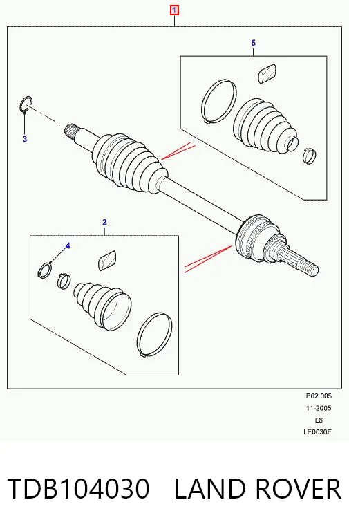 Купити 492415 Maxgear Ліва піввісь