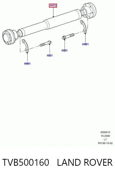 Купити TVB500510 Hotbray Кардан передній
