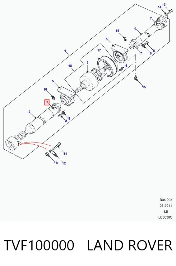 Хрестовина карданного валу на Fiat Panda II 169A