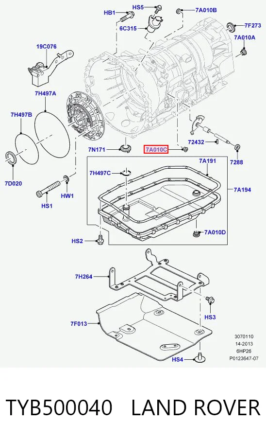 0501321921 ZF Parts Пробка піддона АКПП