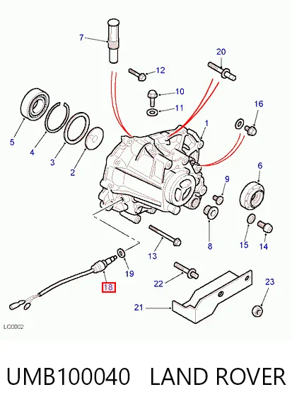 Датчик заднього ходу DBP9237 Rover