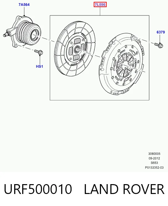 Купити Зчеплення Land Rover Discovery III LR3