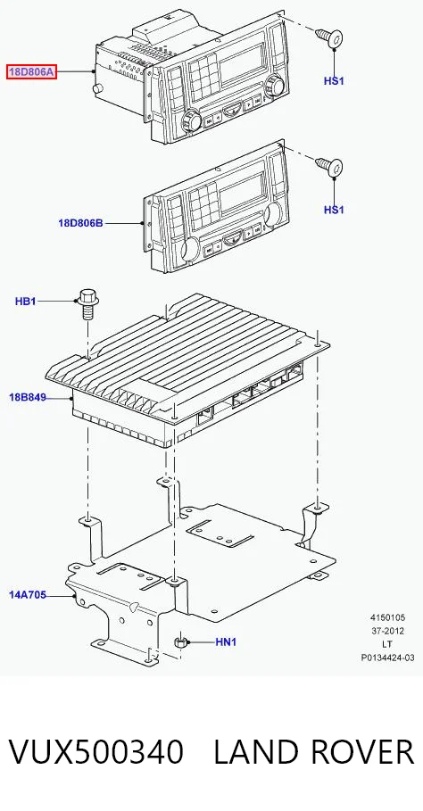 Магнітола на Land Rover Range Rover SPORT I L320