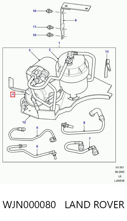 Фільтр тонкого очищення палива Land Rover Freelander I позашляховик (L314) (1997 - 2006) ціна, від 17.91 USD