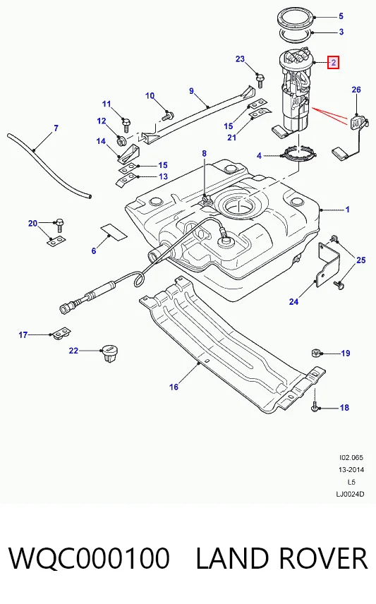 Насос паливний занурювальний Land Rover Discovery II