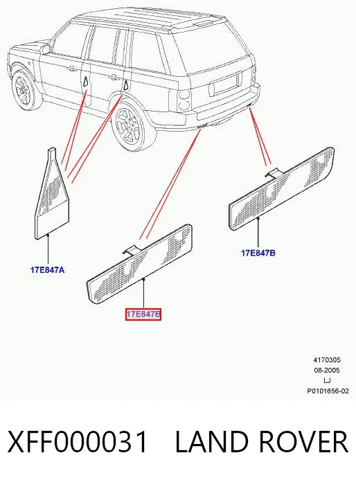 Лівий катафот заднього бампера AND 30945191 ціна, від 25.33 USD