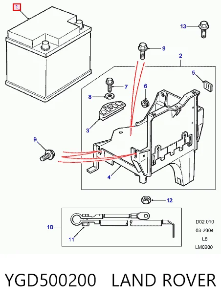 1139435 Ford Авто акумулятор