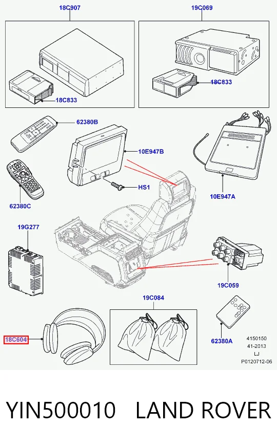 XH4219C057AC Land Rover 