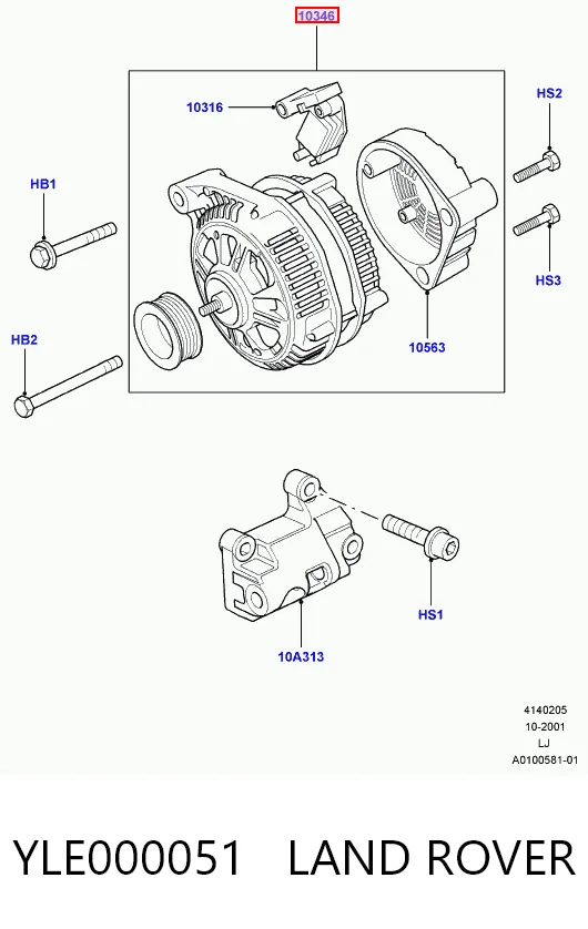 Генератор 24451624 General Motors