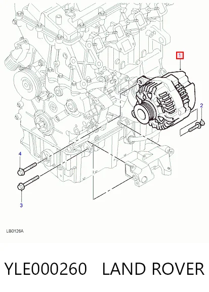 Генератор Britpart YLE102500LG ціна, від 155.59 USD