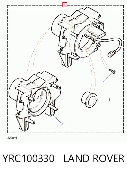 Кільце подушки безпеки Land Rover Freelander I