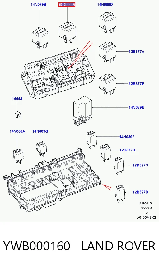YWB500210 Britpart 