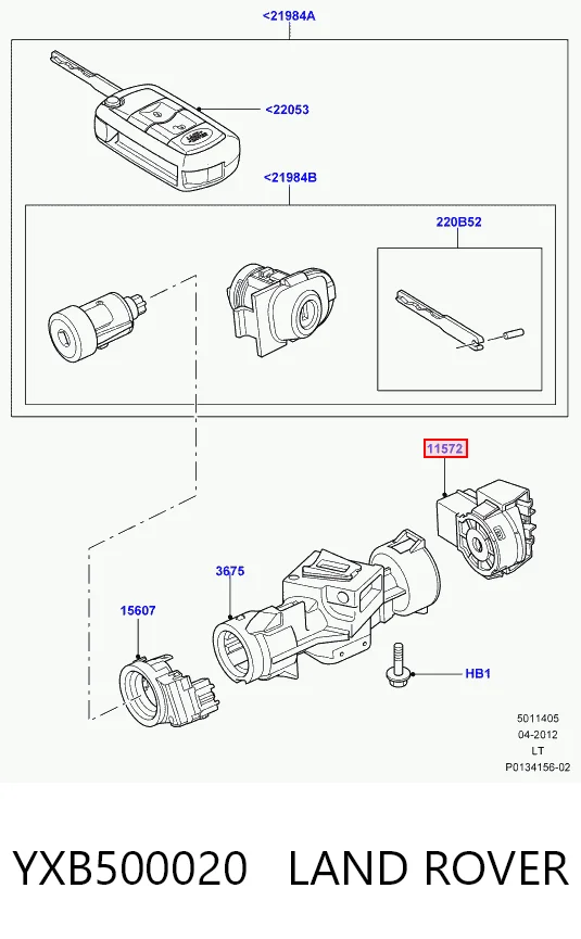 Контактна група замка на Ford Maverick II 1N2